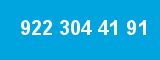 922 304 41 91 922 304 41 91